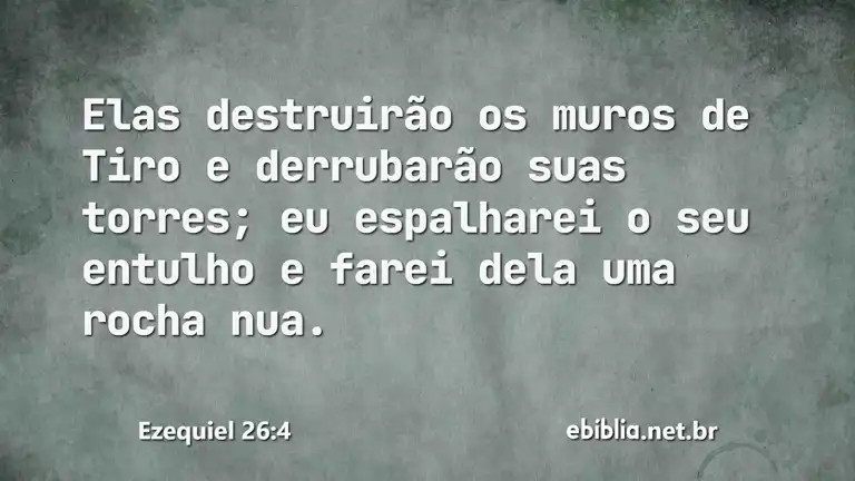 Ezequiel 26:4