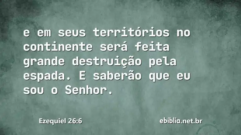 Ezequiel 26:6