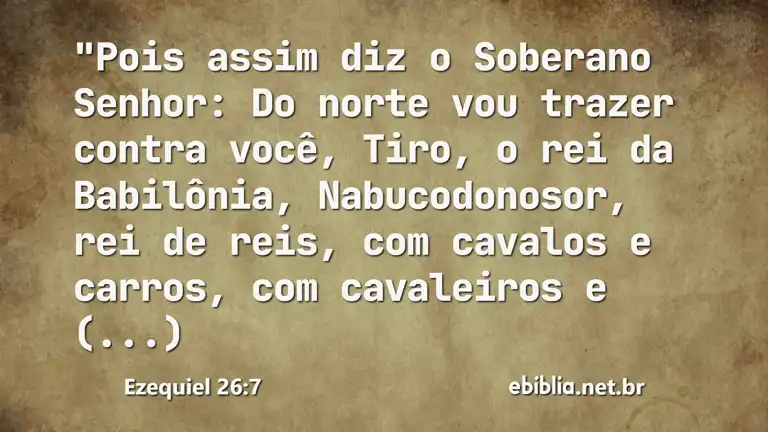 Ezequiel 26:7