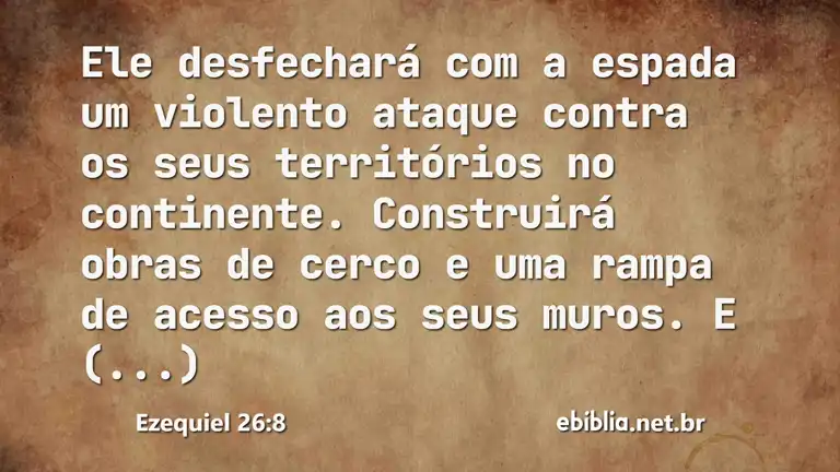 Ezequiel 26:8