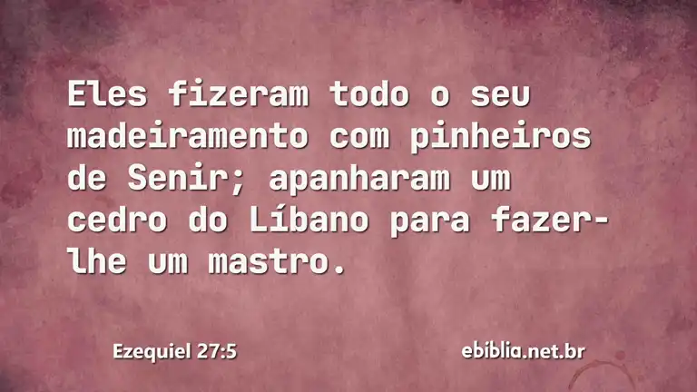 Ezequiel 27:5