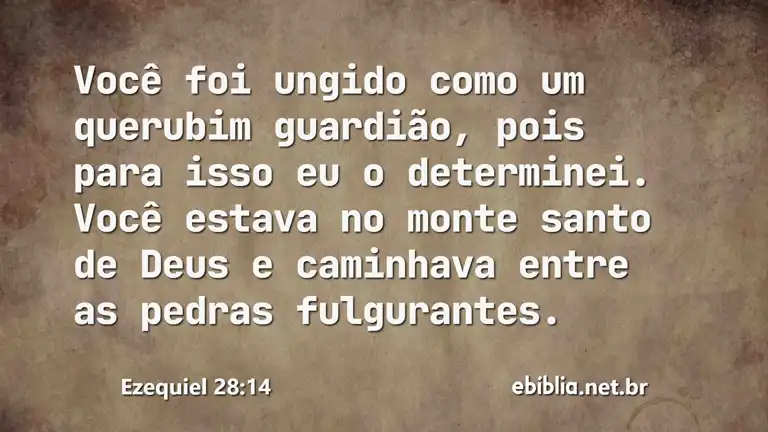 Ezequiel 28:14