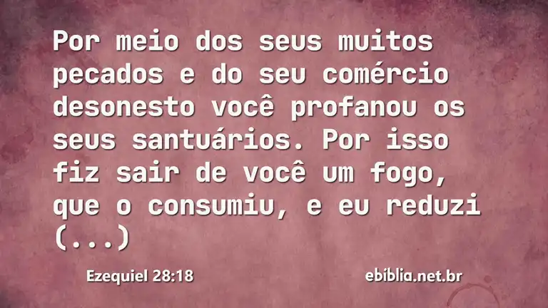 Ezequiel 28:18