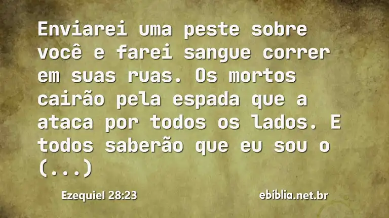 Ezequiel 28:23