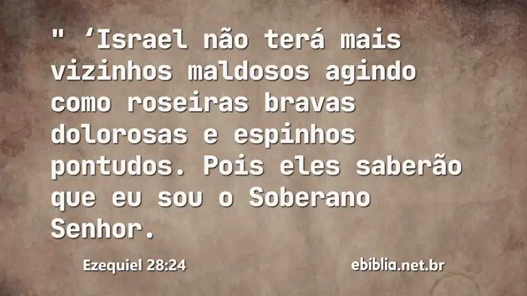 Ezequiel 28:24