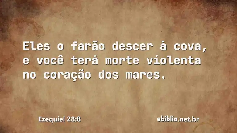 Ezequiel 28:8