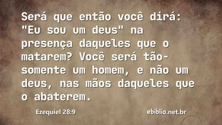 Ezequiel 28:9