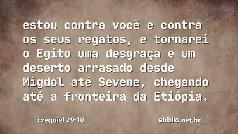 Ezequiel 29:10