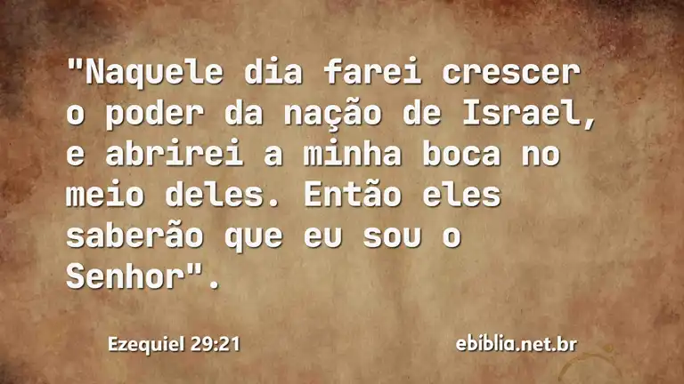 Ezequiel 29:21