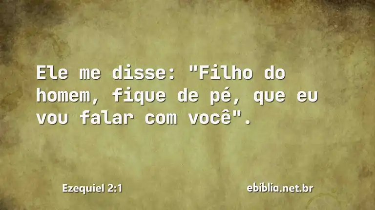 Ezequiel 2:1