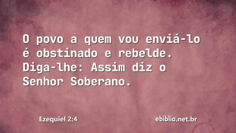 Ezequiel 2:4