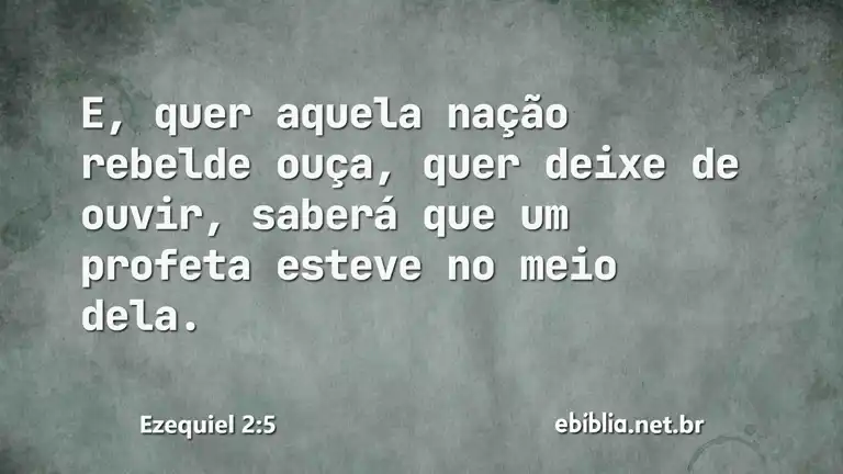 Ezequiel 2:5