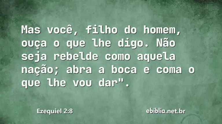 Ezequiel 2:8