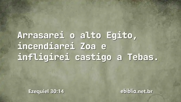 Ezequiel 30:14