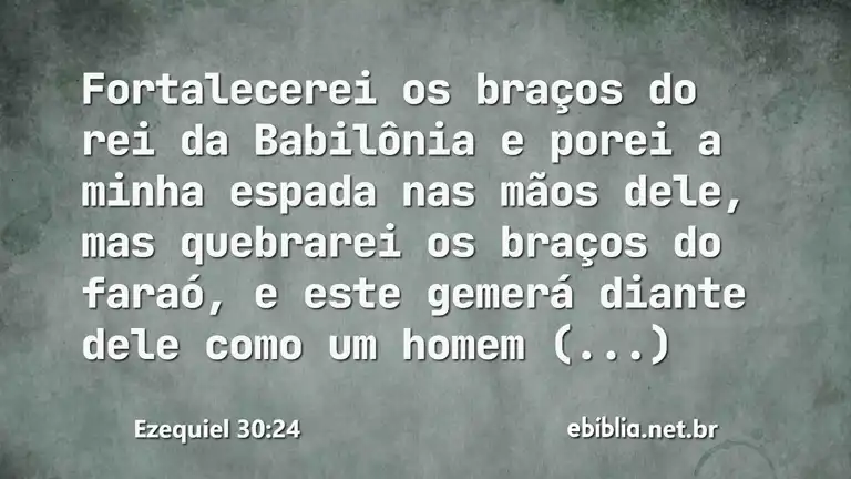 Ezequiel 30:24