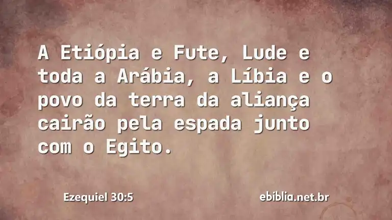 Ezequiel 30:5