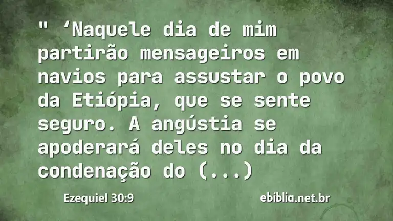 Ezequiel 30:9