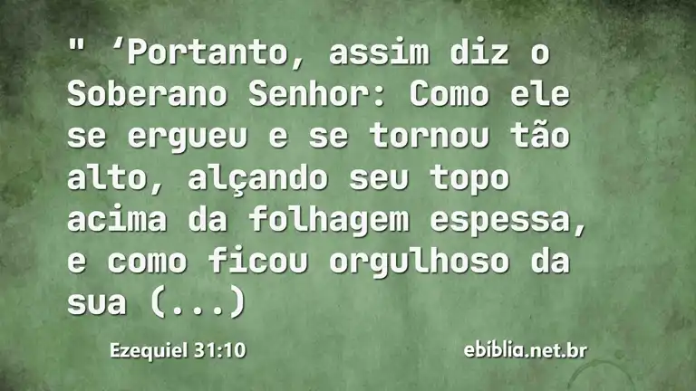 Ezequiel 31:10