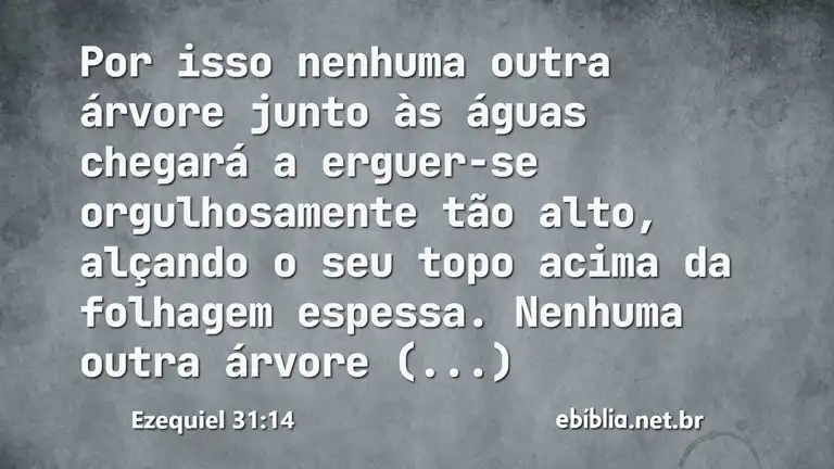 Ezequiel 31:14