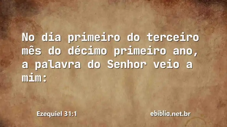 Ezequiel 31:1