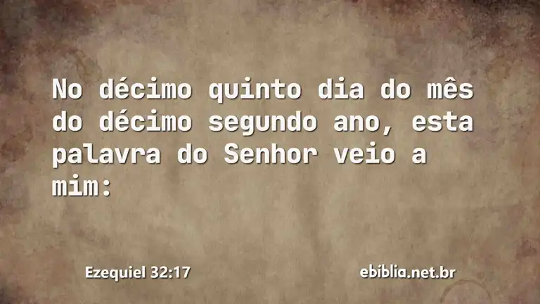 Ezequiel 32:17