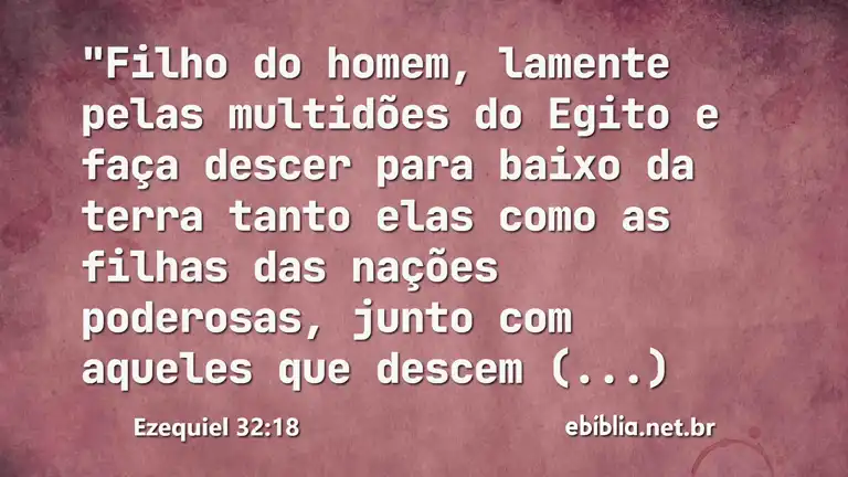 Ezequiel 32:18