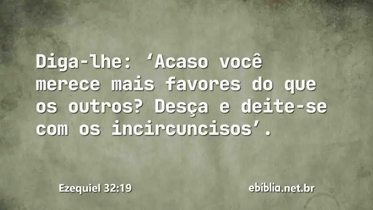 Ezequiel 32:19