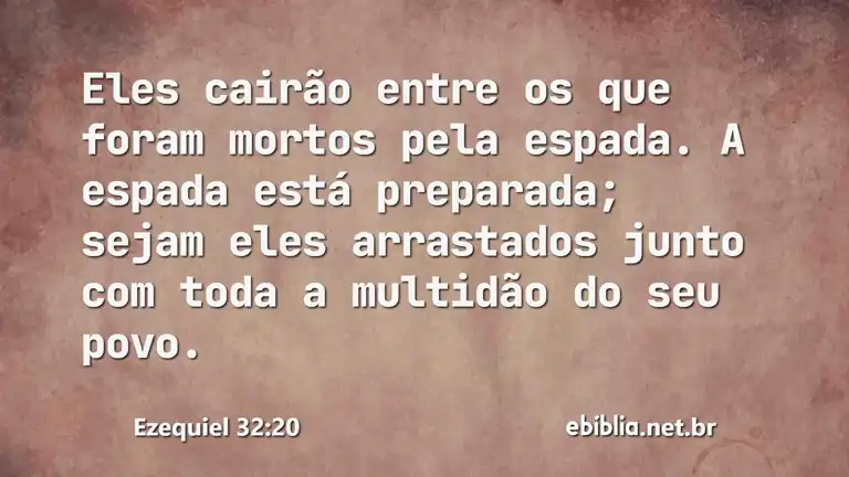 Ezequiel 32:20