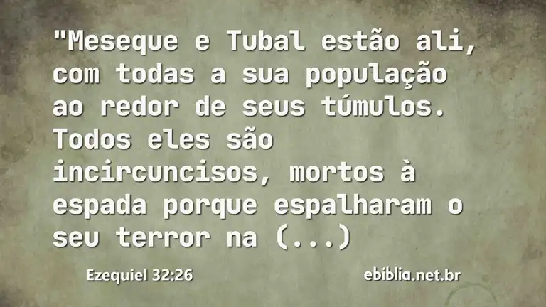 Ezequiel 32:26