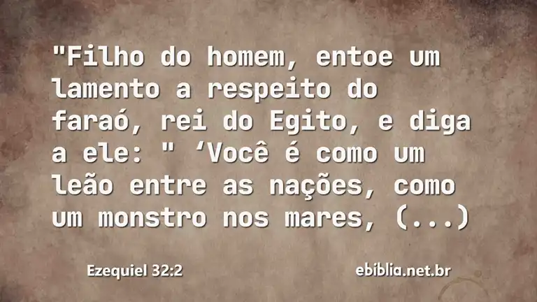 Ezequiel 32:2