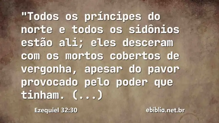 Ezequiel 32:30