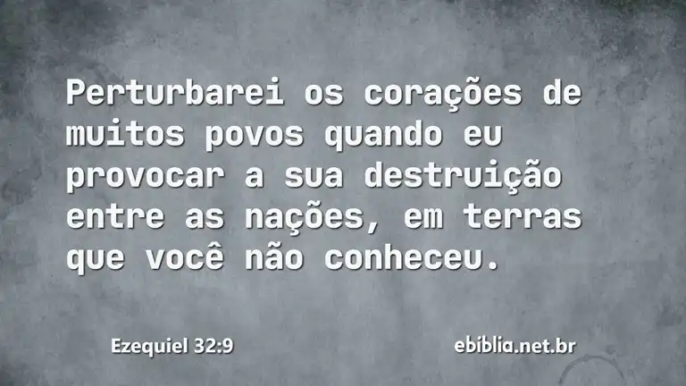 Ezequiel 32:9