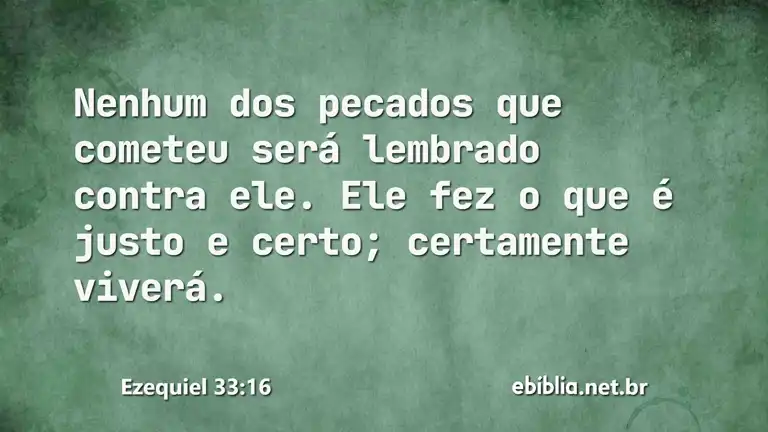 Ezequiel 33:16