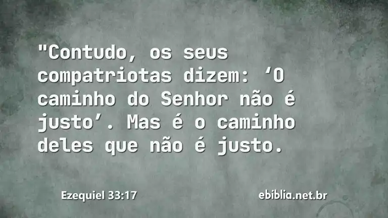 Ezequiel 33:17