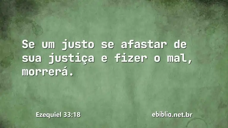 Ezequiel 33:18