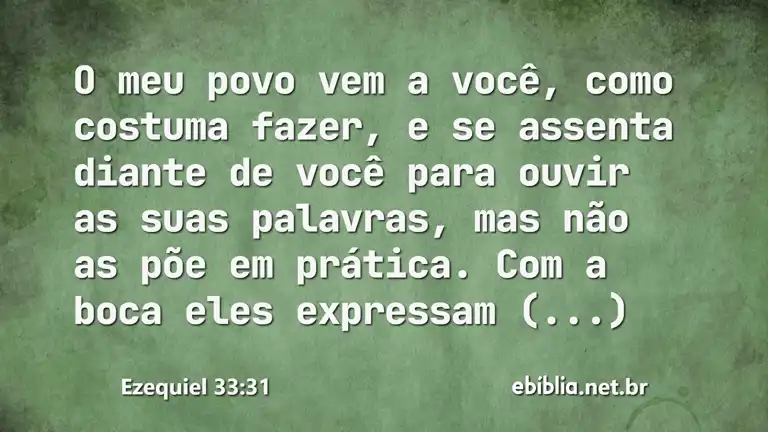 Ezequiel 33:31