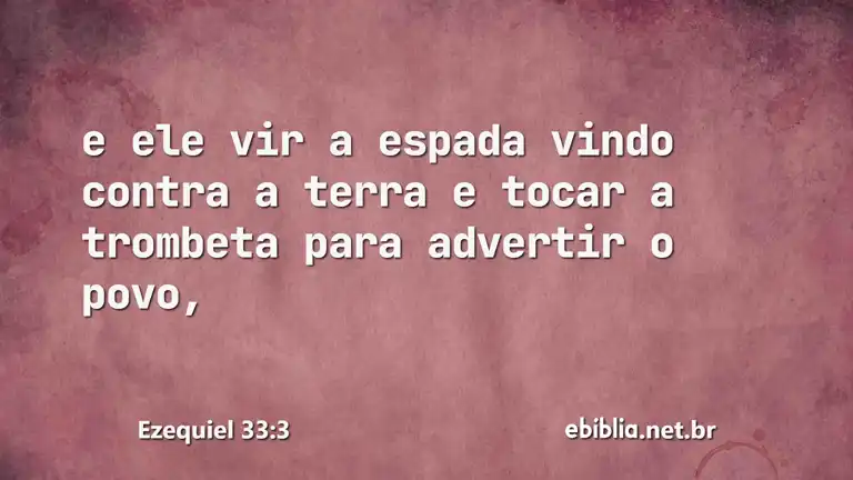 Ezequiel 33:3