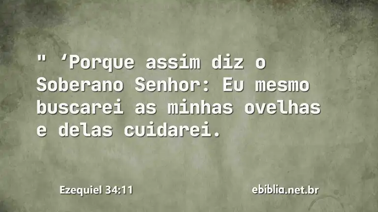 Ezequiel 34:11