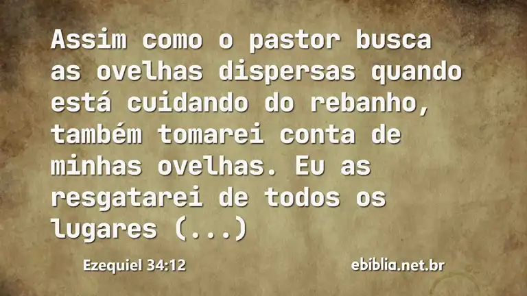 Ezequiel 34:12