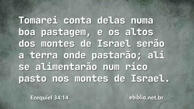 Ezequiel 34:14