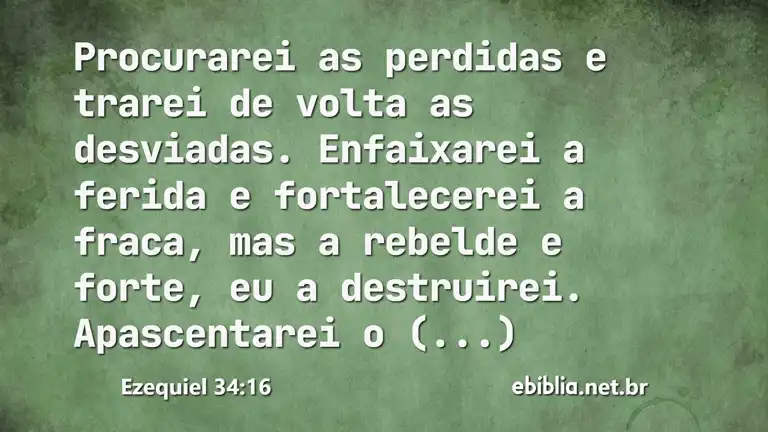 Ezequiel 34:16