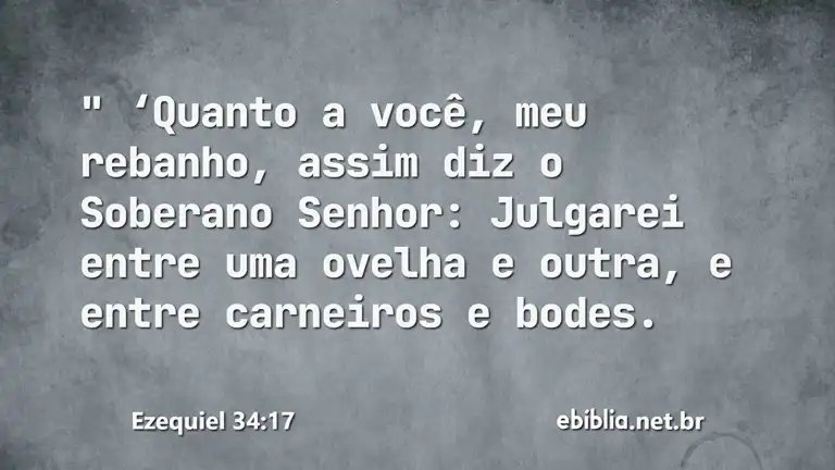 Ezequiel 34:17