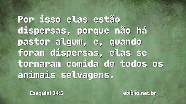 Ezequiel 34:5