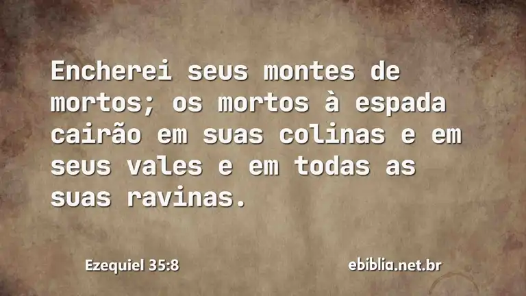 Ezequiel 35:8