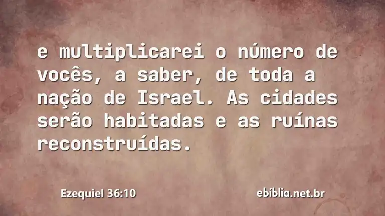 Ezequiel 36:10