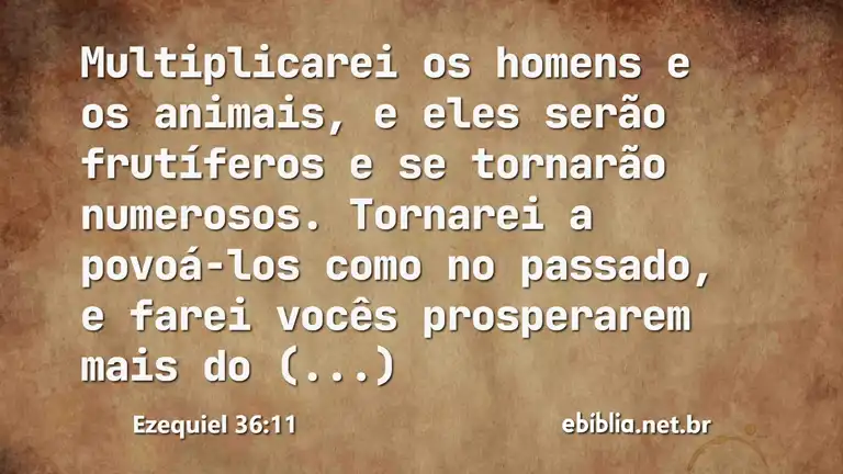 Ezequiel 36:11