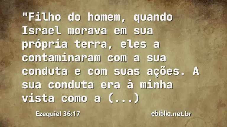 Ezequiel 36:17