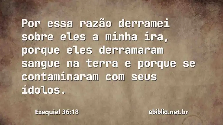 Ezequiel 36:18