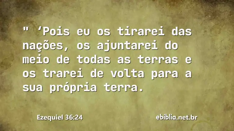 Ezequiel 36:24