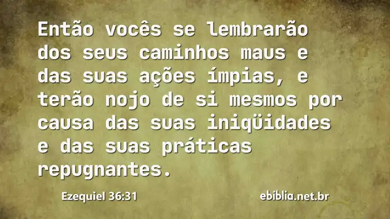 Ezequiel 36:31